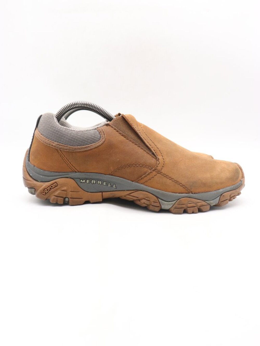 Merrell Jungle Moc Men's Size 9 Brown Leather Slip On Hiking Shoes J71013